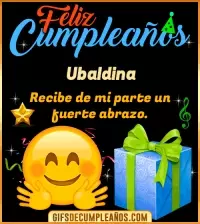 GIF Feliz Cumpleaños gif Ubaldina