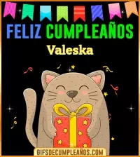 GIF Feliz Cumpleaños Valeska