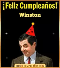 GIF Feliz Cumpleaños Meme Winston