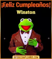 GIF Meme feliz cumpleaños Winston