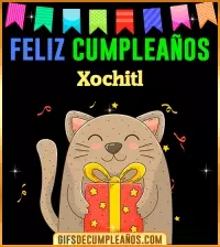 GIF Feliz Cumpleaños Xochitl