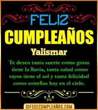 GIF Frases de Cumpleaños Yalismar