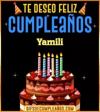 GIF Te deseo Feliz Cumpleaños Yamili