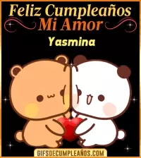 GIF Feliz Cumpleaños mi Amor Yasmina