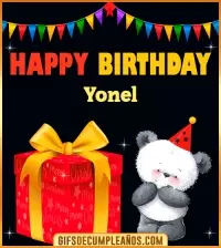 GIF Happy Birthday Yonel
