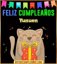 GIF Feliz Cumpleaños Yunuen