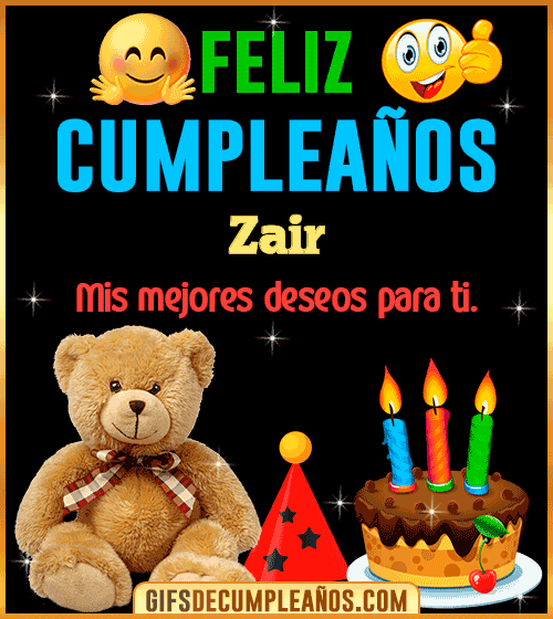 Gif de cumpleaños Zair Gif de cumpleaños Zair