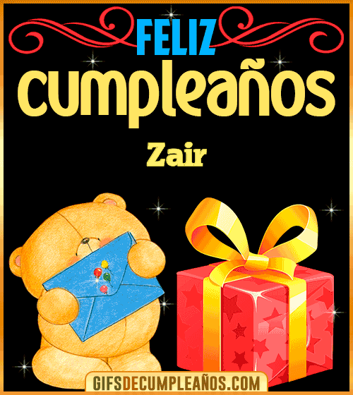 Tarjetas animadas de cumpleaños Zair Tarjetas animadas de cumpleaños Zair