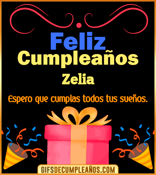 Mensaje de cumpleaños Zelia Mensaje de cumpleaños Zelia