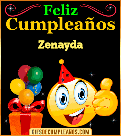 Gif de Feliz Cumpleaños Zenayda Gif de Feliz Cumpleaños Zenayda