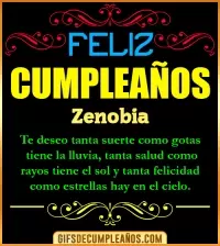 GIF Frases de Cumpleaños Zenobia