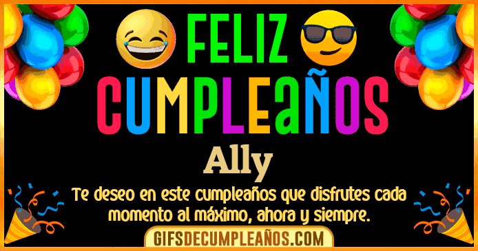 Feliz Cumpleaños Ally