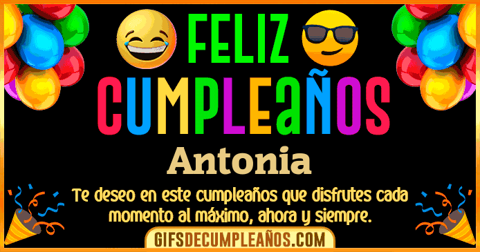 Feliz Cumpleaños Antonia