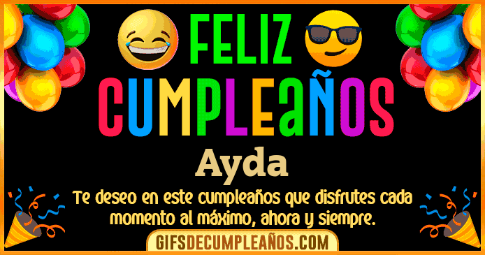 Feliz Cumpleaños Ayda