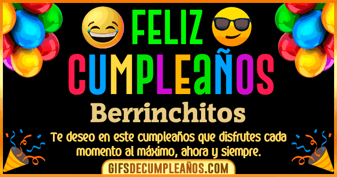 Feliz Cumpleaños Berrinchitos