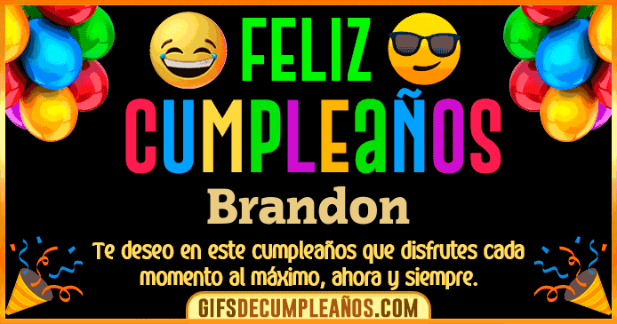 Feliz Cumpleaños Brandon