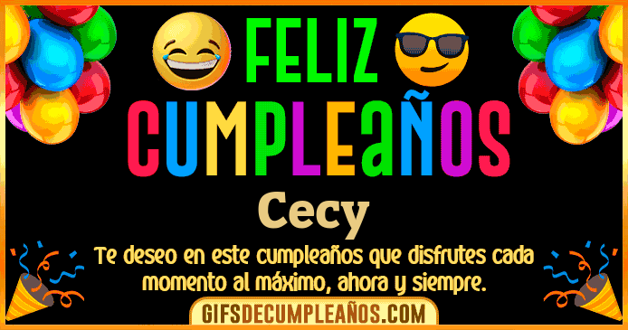 Feliz Cumpleaños Cecy