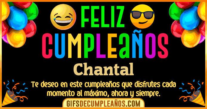 Feliz Cumpleaños Chantal
