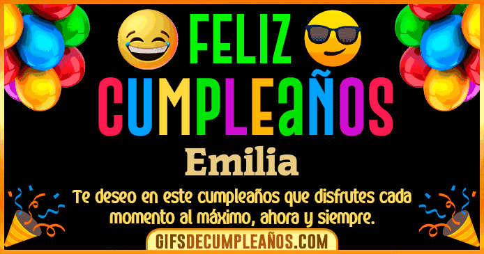 Feliz Cumpleaños Emilia
