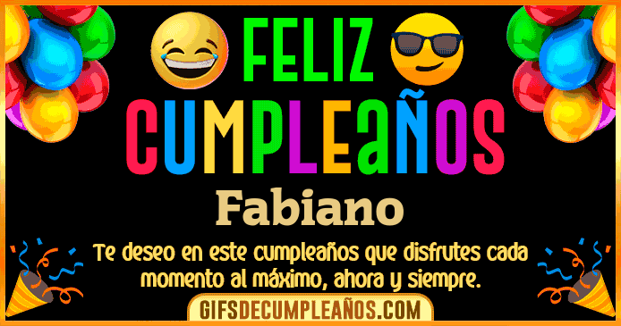 Feliz Cumpleaños Fabiano