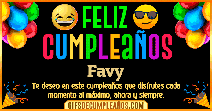 Feliz Cumpleaños Favy