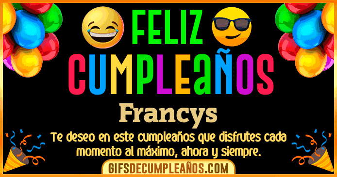 Feliz Cumpleaños Francys
