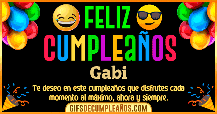 Feliz Cumpleaños Gabi