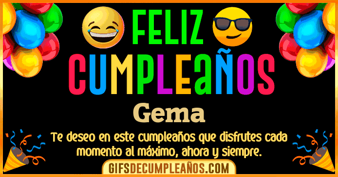 Feliz Cumpleaños Gema