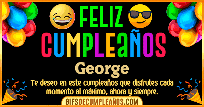 Feliz Cumpleaños George