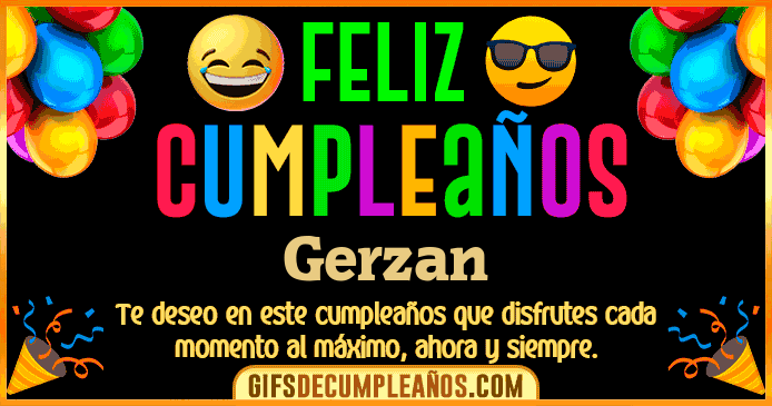 Feliz Cumpleaños Gerzan