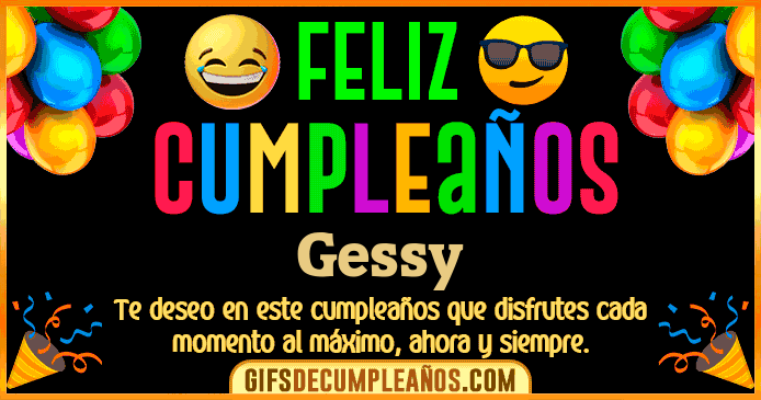 Feliz Cumpleaños Gessy