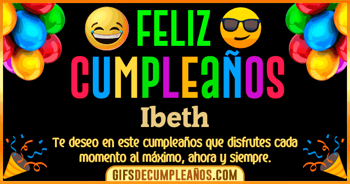 Feliz Cumpleaños Ibeth