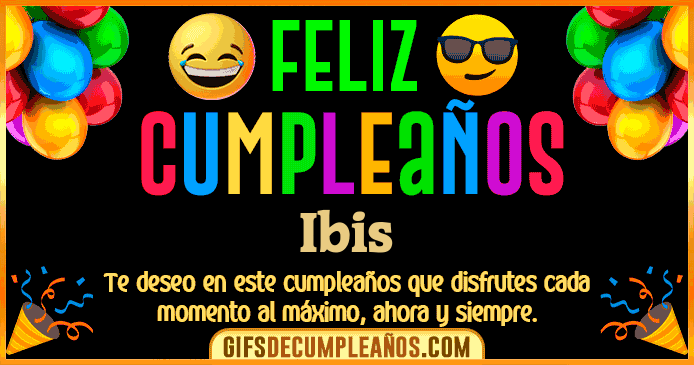 Feliz Cumpleaños Ibis