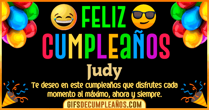 Feliz Cumpleaños Judy