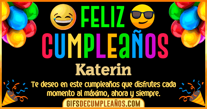 Feliz Cumpleaños Katerin