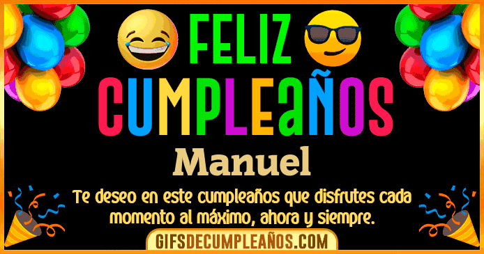 Feliz Cumpleaños Manuel