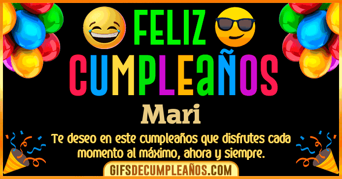 Feliz Cumpleaños Mari