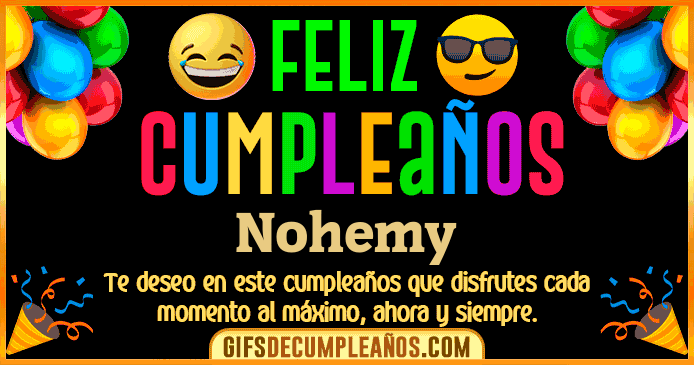 Feliz Cumpleaños Nohemy