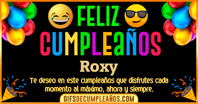 Feliz Cumpleaños Roxy