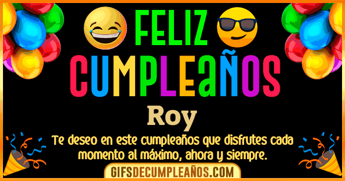 Feliz Cumpleaños Roy