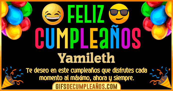 Feliz Cumpleaños Yamileth